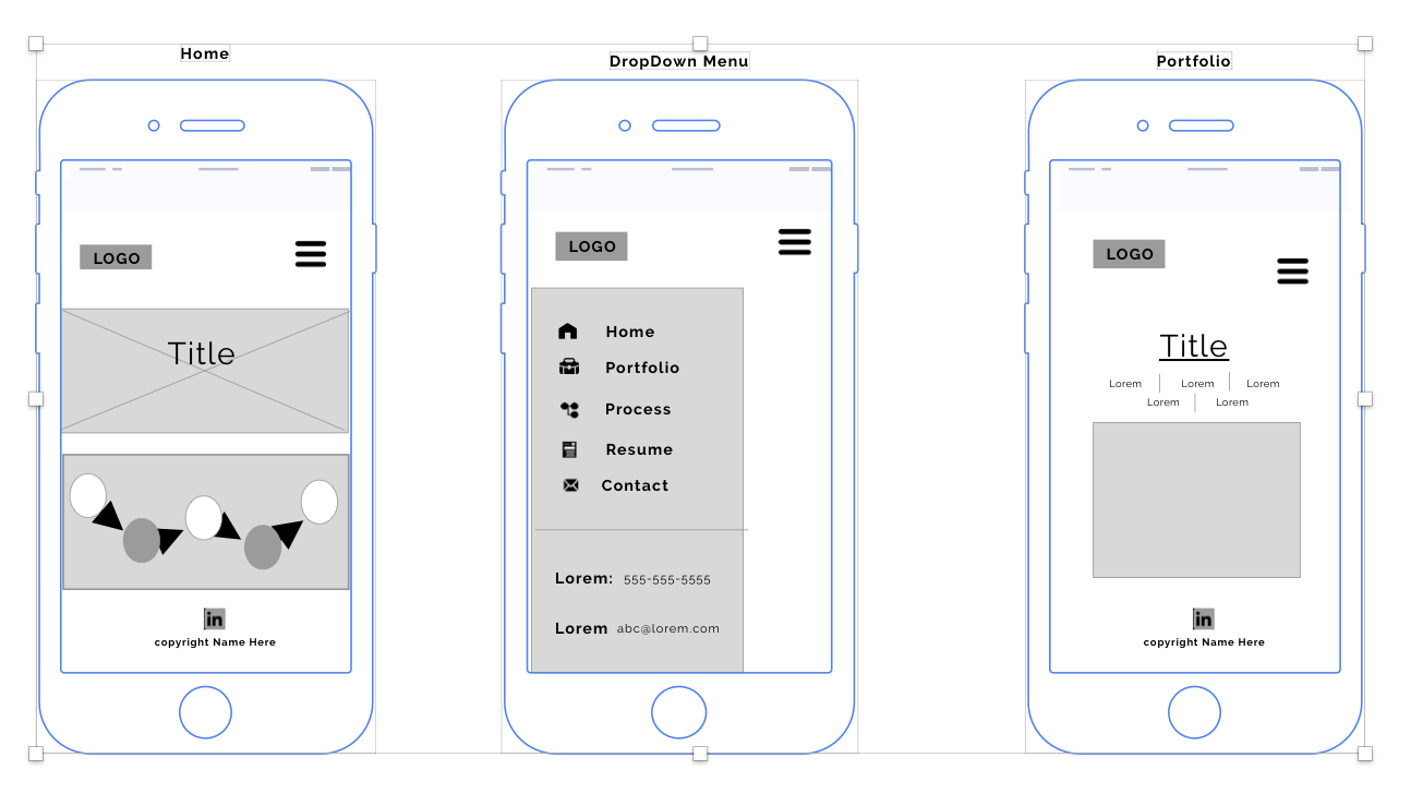 Mobile Wireframes